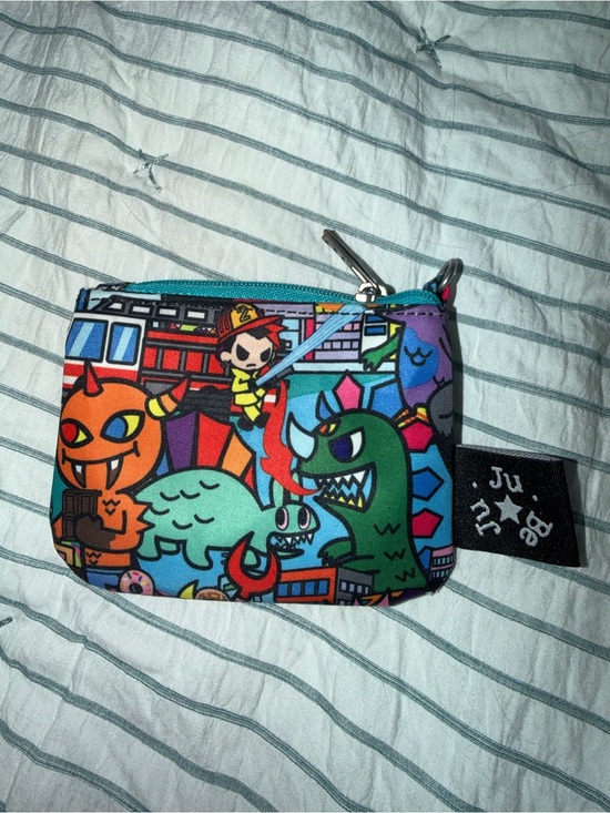 Ju-Ju-Be Handbags - Ju-Ju-Be ⭐️Tokidoki Zip coin purse/Pouch in Teal and Multicolor